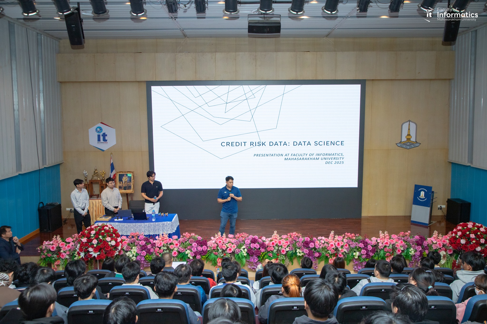 กิจกรรมเสริมพลังนิสิตเปิดมุมมองการบริหารความเสี่ยงด้วยพลังข้อมูลจากอุตสาหกรรมการเงิน